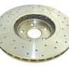DBA Street Series X-Gold Drilled & Slotted Front Disc & Street Performance Pad Kit 328 x 28mm for Lexus NX200 / Lexus NX200t & More