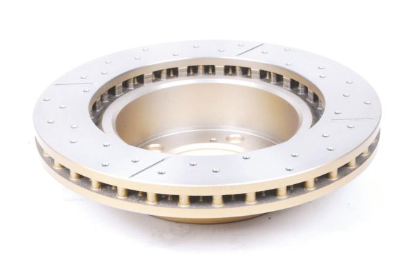 image-298.jpeg DBA Street Series X-Gold Drilled & Slotted Front Brake Disc 338mm for Toyota Land Cruiser 150 series (Prado)