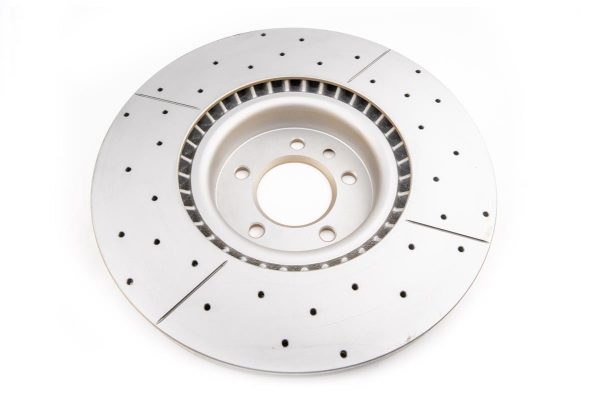 DBA Street Series X-Gold Drilled & Slotted Front Brake Disc 380 x 34mm for Land Rover Range Rover / Land Rover Range Rover Sport