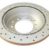 DBA Street Series X-Gold Drilled & Slotted Rear Disc & Street Performance Pad Kit 312 x 18mm