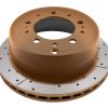 DBA Street Series X-Gold Drilled & Slotted Rear Disc & Street Performance Pad Kit 330 x 18mm for Toyota Land Cruiser