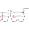 DBA Xtreme Performance Front Brake Pad Set 97 x 74.3 x 15mm for Audi RS3 8V / Audi Q3 / Audi TTRS quattro 8S