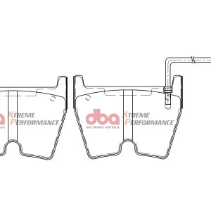 image-309.jpeg DBA Xtreme Performance Front Brake Pad Set 97 x 74.3 x 15mm for Audi RS3 8V / Audi Q3 / Audi TTRS quattro 8S