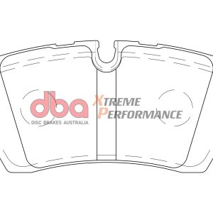 DBA Xtreme Performance Rear Brake Pad Set 131.3 x 58.4 x 16.4mm for Land Rover Defender / Land Rover Discovery & More