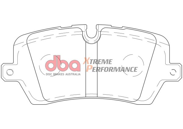 DBA Xtreme Performance Rear Brake Pad Set 131.3 x 58.4 x 16.4mm for Land Rover Defender / Land Rover Discovery & More