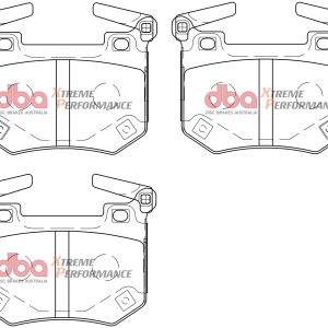 DBA Xtreme Performance Rear Brake Pad Set for Kia Stinger