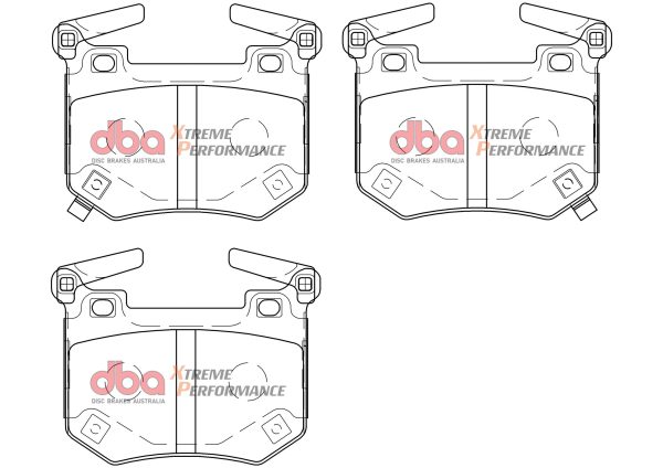 DBA Xtreme Performance Rear Brake Pad Set for Kia Stinger