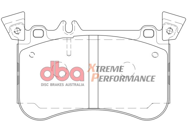 DBA 4000 Series T3 Slotted Front Disc & Xtreme Performance Pad Kit 350 x 32mm for Mercedes A-Class (W176) A45 AMG & More