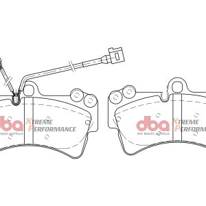 DBA 4000 Series T3 Slotted Front Disc & Xtreme Performance Pad Kit 350 x 34mm for Audi Q7 / Porsche Cayenne (9PA) / Volkswagen Touareg (1st Gen)