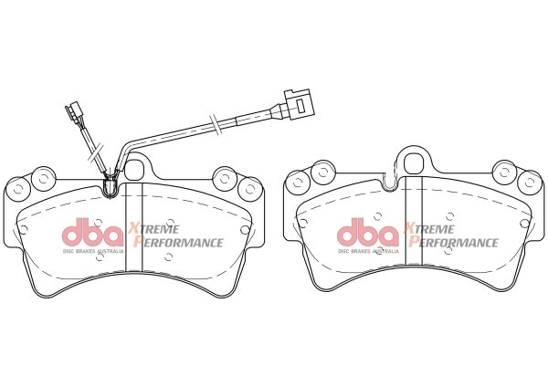 DBA 4000 Series T3 Slotted Front Disc & Xtreme Performance Pad Kit 350 x 34mm for Audi Q7 / Porsche Cayenne (9PA) / Volkswagen Touareg (1st Gen)