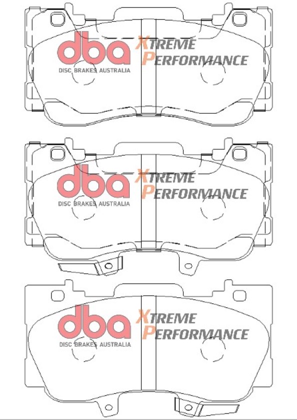 DBA Xtreme Performance Front Brake Pad Set for Ford Mustang (6th Generation)