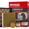 Ryco Filter Service Kit with Cabin Filter for Ford Everest UA, Ranger PX (P4AT & P5AT engines)
