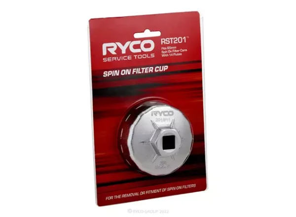 Ryco Spin On Filter Removal Cup Kit for Nissan Navara, Nissan Patrol, Toyota Hilux & More