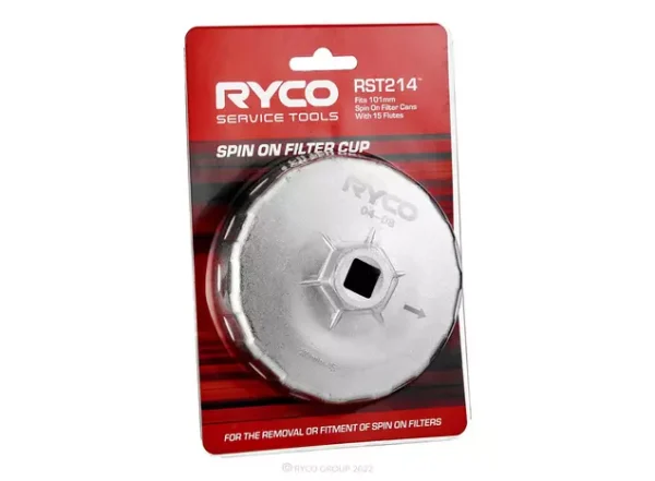 Ryco Spin On Filter Removal Cup for Ford Ranger, Mitsubishi L200, Mitsubishi Pajero & Shogun & More