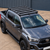 toyota_hilux_with_black_roof_rack ARB BASE Rack Kit 1255mm x 1285mm Toyota Hilux Mk7-9 (2016 Onwards) Double Cab