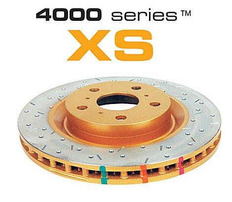 4000XS.jpg DBA 4000 Series Cross-Drilled & Slotted Front Brake Disc 320mm for Mazda 6 GG