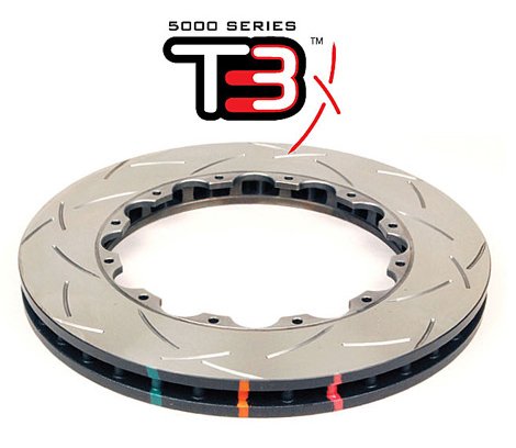 5000_series_slotted_flat.jpg DBA 5000 Series T3 Slotted Front Replacement Rotor Ring 350mm for Ford Focus (Mk3)