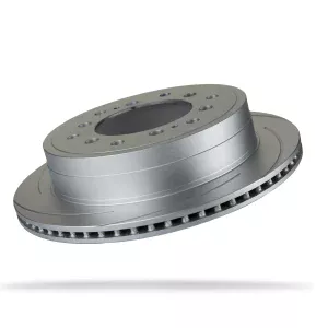 Pedders 312mm Rear Left Slotted Geomet Coated Rotor Toyota Land Cruiser 120 series, LC3 LC5, KDJ120, KZJ120, RZJ120 & GRJ12 2002-2009