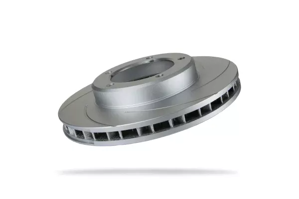 Pedders Front Right Slotted Geomet Coated Rotor Toyota Land Cruiser 100 Series, FZJ105 & HZJ105 1998-2007