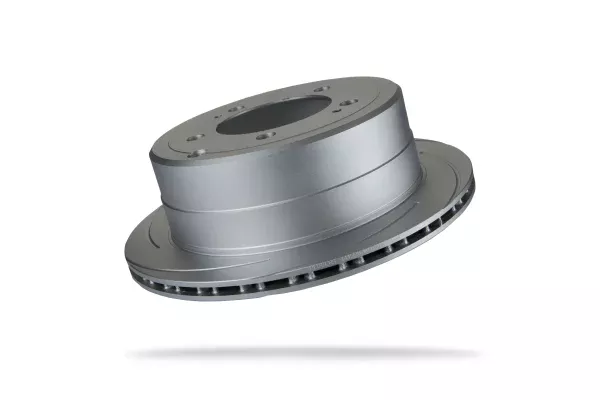 6208320SGL.webp Pedders Rear Left Slotted Geomet Coated Rotor Toyota Land Cruiser 100 Series, FZJ105 & HZJ105 1998-2007