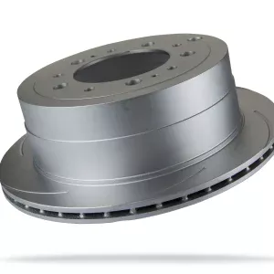 Pedders Rear Left Slotted Geomet Coated Brake Rotor Toyota Landcruiser 100 Series, HD, FZJ & UZJ100 IFS 1998-2007