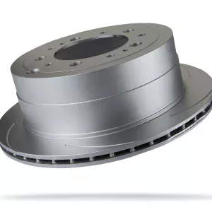 Pedders Rear Right Slotted Geomet Coated Brake Rotor Toyota Landcruiser 100 Series, HD, FZJ & UZJ100 IFS 1998-2007