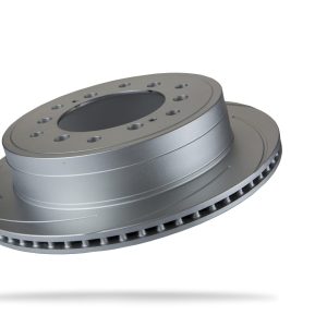 Pedders Rear Left Slotted Geomet Coated Brake Rotor Toyota Land Cruiser 150 series, GDJ150R 2015-Onward