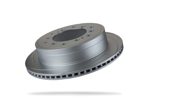 Pedders Rear Left Slotted Geomet Coated Brake Rotor Toyota Land Cruiser 150 series, GDJ150R 2015-Onward