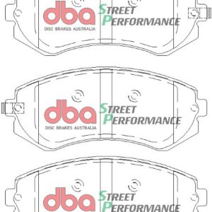 DBA Street Performance Front or Rear Brake Pad Set 121 x 50.5 x 15.1mm for Nissan Patrol / Nissan Silvia (S14) / Nissan Silvia S14