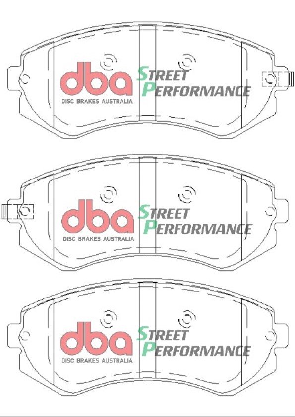 DBA Street Series T2 Slotted Rear Disc & Street Performance Pad Kit 315mm for Nissan Patrol Y61