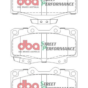 DBA Street Performance Front Brake Pad Set 119 x 74+67.5 x 15mm for Toyota 4 Runner LN130 / Toyota 4 Runner VZN185 & More