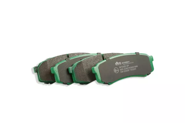 DBA Street Performance Rear Brake Pad Set 116.3 x 44.1 x 15.5mm for Mitsubishi Pajero & Shogun / Toyota FJ Cruiser & More