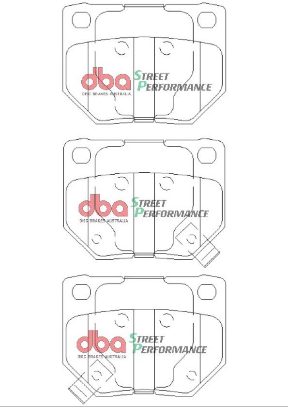 DB1220SP.jpg DBA Street Series T2 Slotted Rear Disc & Street Performance Pad Kit 290mm for Subaru Impreza / Subaru Impreza GB270