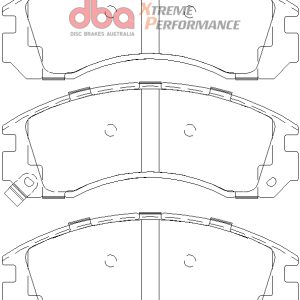 DBA Xtreme Performance Front Brake Pad Set 149.6 x 58.4 x 15.7mm for Citroen C-Crosser / Citroen C-Crosser Enterprise & More