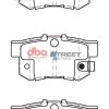 DBA Street Series Ceramic Rear Brake Pad Set 88.8 x 47.6 x 14.3mm for Honda Accord / Honda Civic (6th Gen) MB3 & More
