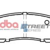 DBA Street Series Ceramic Rear Brake Pad Set for Mazda 323 / Mazda Lantis