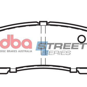 DBA Street Series Ceramic Rear Brake Pad Set for Mazda 323 / Mazda Lantis