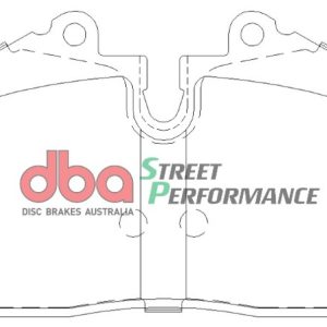 DBA Street Performance Front or Rear Brake Pad Set 97.7 x 65.5 x 16.5mm for Ariel Atom / Audi RS2 8C & More
