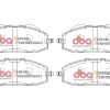 DBA Xtreme Performance Front Brake Pad Set for Nissan Patrol Y61