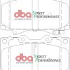 DBA Street Performance Front Brake Pad Set 119.3 x 78 x 17.4mm for Toyota Land Cruiser / Toyota Sequoia
