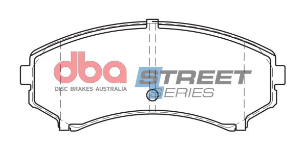 DBA Street Series Ceramic Front Brake Pad Set 139.2 x 58.6 x 14.8mm for Mazda E2000 Panel Van / Mazda E2200 Panel Van & More