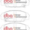 DBA Xtreme Performance Front Brake Pad Set 135.2 x 52.4 x 15.8mm for Honda Civic (7th Gen) EP3 / Honda Civic (7th Gen) EP4 & More