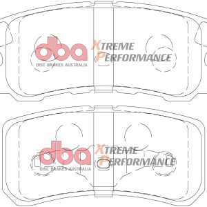 DBA Xtreme Performance Rear Brake Pad Set 111.5 x 44.9 x 15.3mm for Chrysler Sebring / Citroen C-Crosser & More