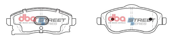 DB1471SS.jpg DBA Street Series Ceramic Front Brake Pad Set 131.7 x 52.4 x 15.7mm for Holden (Aust/Nz) Barina C / Opel Combo & More