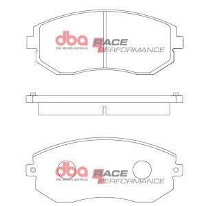 DBA Race Performance Front Brake Pad Set 137 x 56.8 x 16.8mm for Subaru BRZ / Subaru Forester & More