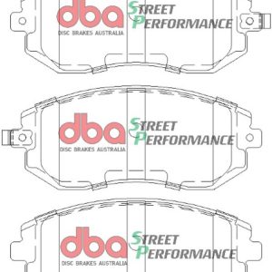 DBA Street Performance Front Brake Pad Set 137.1 x 56.8 x 16.8mm for Subaru BRZ / Subaru Forester & More