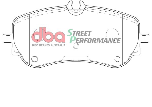 DB15002SP.jpg DBA Street Performance Rear Brake Pad Set 141.1 x 65 x 18mm for Man TGE / Volkswagen Amarok & More