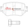 DBA 4000 Series T3 Slotted Rear Disc & Xtreme Performance Pad Kit 272mm for Audi A1 GB / Volkswagen Polo (AW)