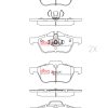 DBA Race Performance Front Brake Pad Set 140.3 x 59.4+59.7 x 17.3mm
