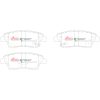 DB15022SP.jpg DBA Street Performance Rear Brake Pad Set 116.8 x 43.8 x 14.8mm for Hyundai Equus / Hyundai Genesis BH & More